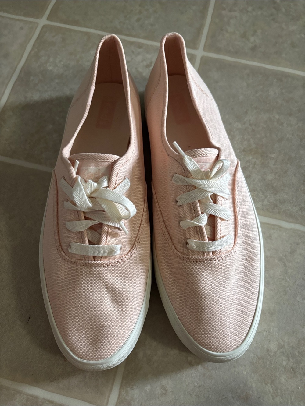 Keds Pink Canvas Lace-Up Sneakers size 11 cm 28
